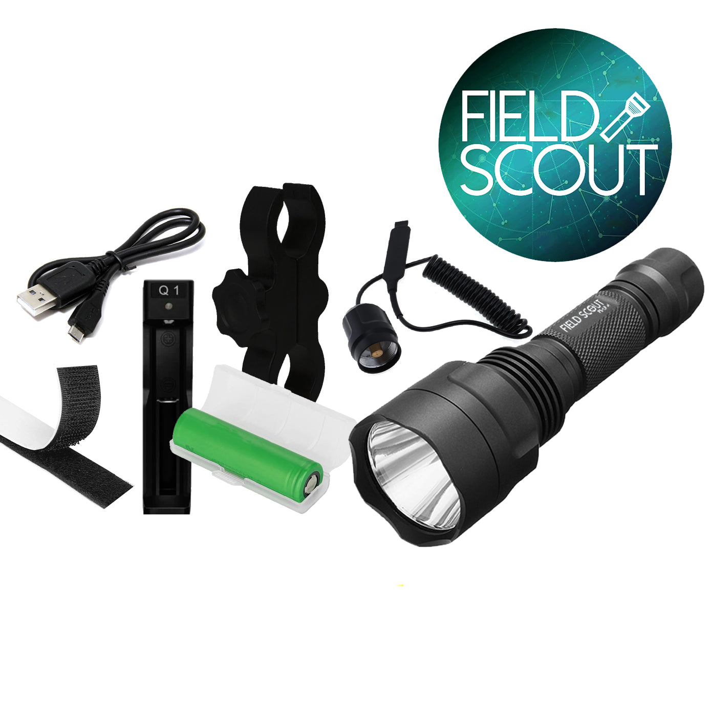 FIELD SCOUT FS-LRv1 Scope Mountable Torch Kit